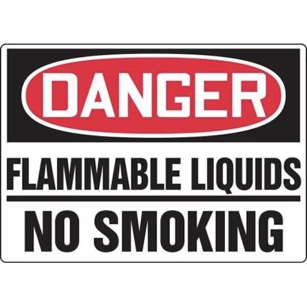 Accuform OSHA DANGER SAFETY SIGN FLAMMABLE MCHL149XP MCHL149XP - main